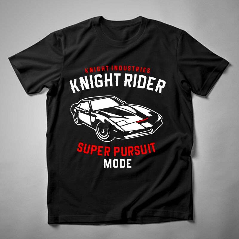 Férfi póló Knight Rider