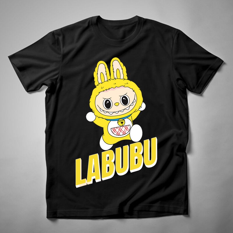 Férfi póló Labubu Sárga