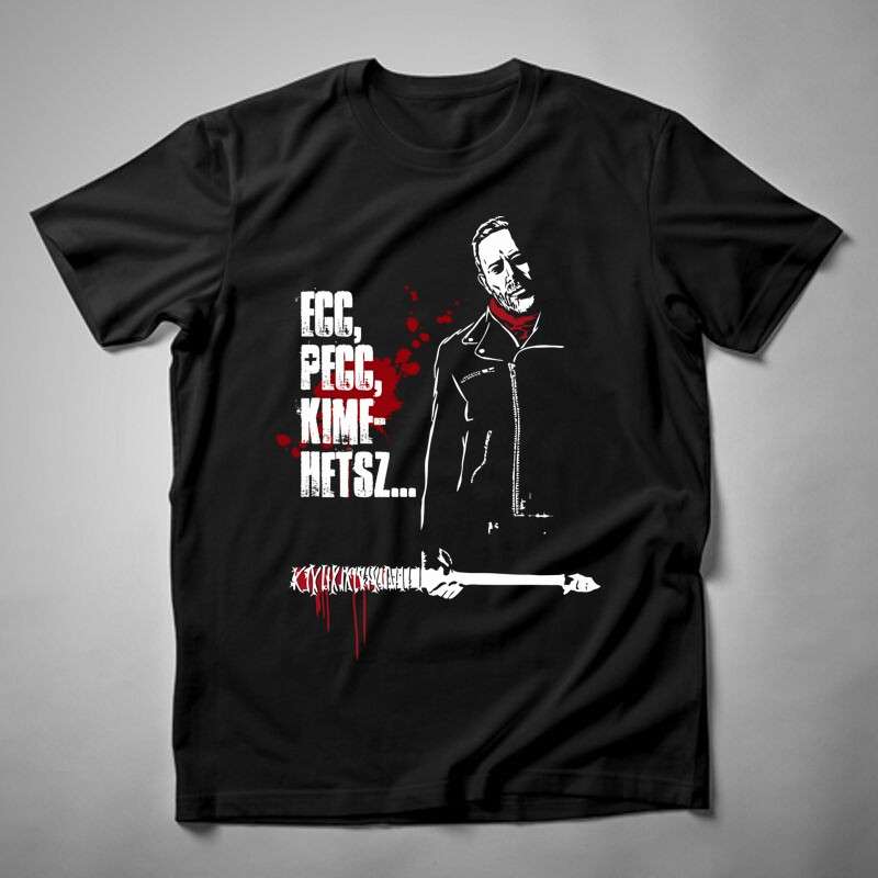 Férfi póló Walking Dead Ecc Pecc Kimehetsz