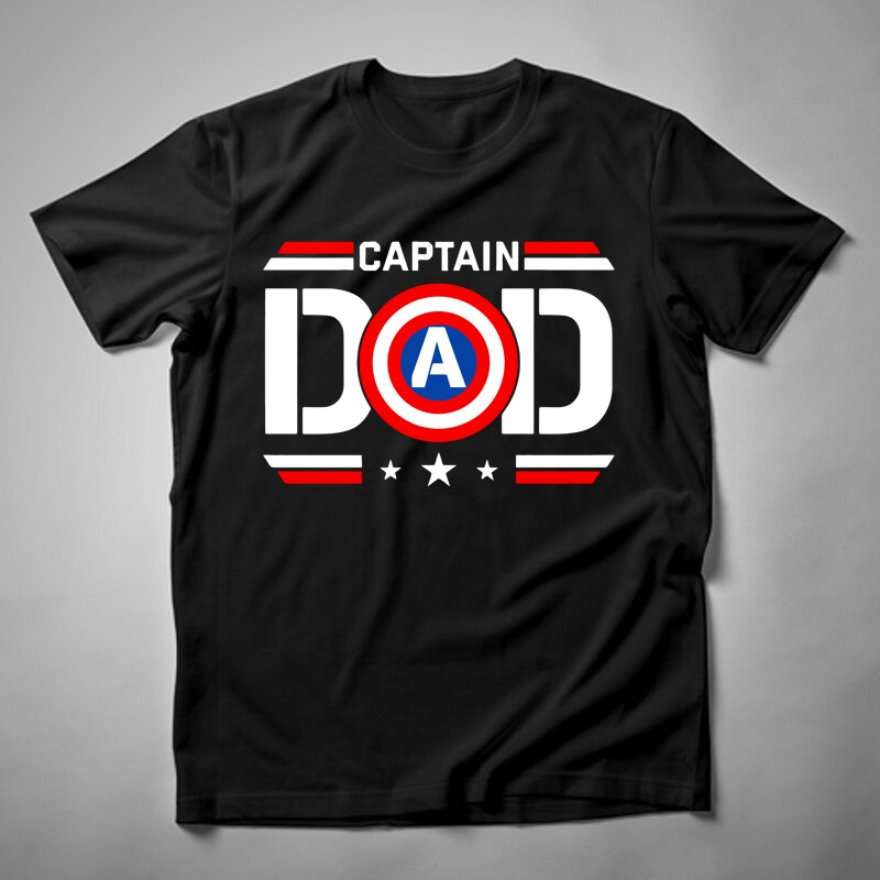 Férfi póló Captain Dad