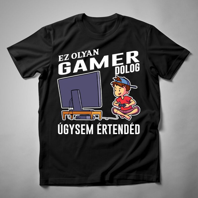 Férfi póló Ez Olyan Gamer Dolog