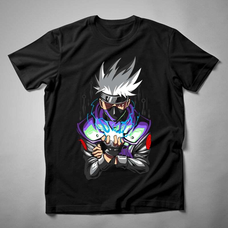Férfi póló Naruto Kakashi