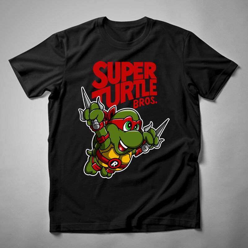 Férfi póló Super Turtle Bros 2.0