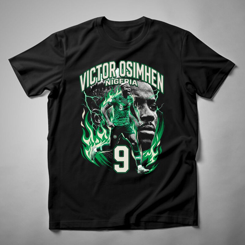 Férfi póló Victor Osimhen Bootleg