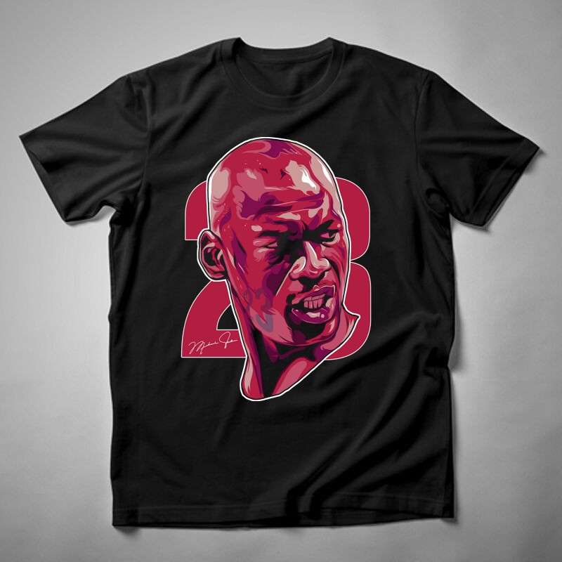 Férfi póló Michael Jordan Red ART