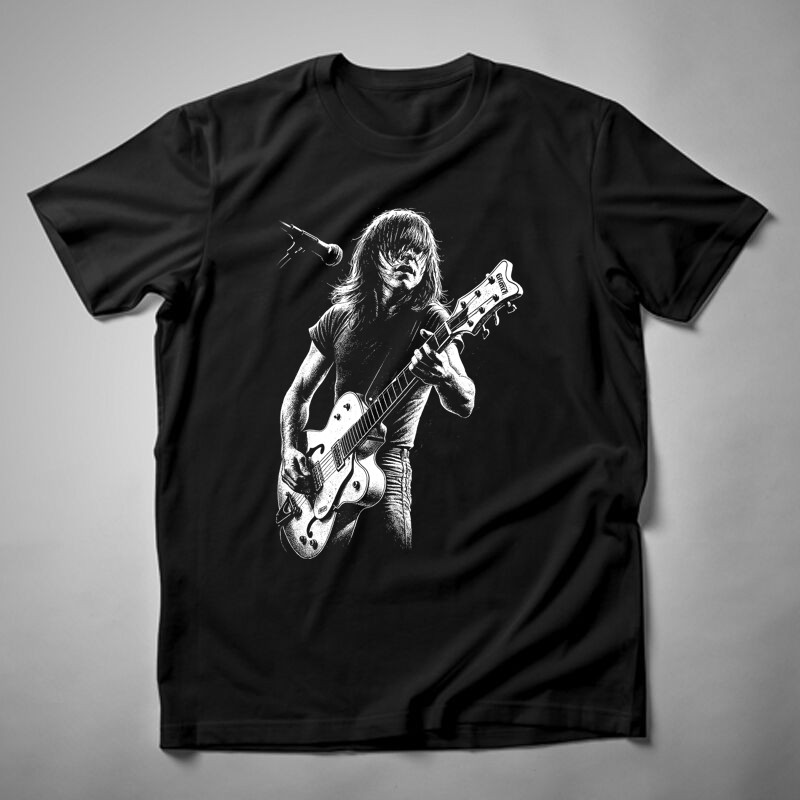 Férfi póló Malcolm Young