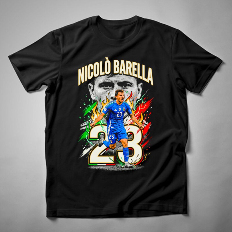 Férfi póló Nicolo Barella Bootleg
