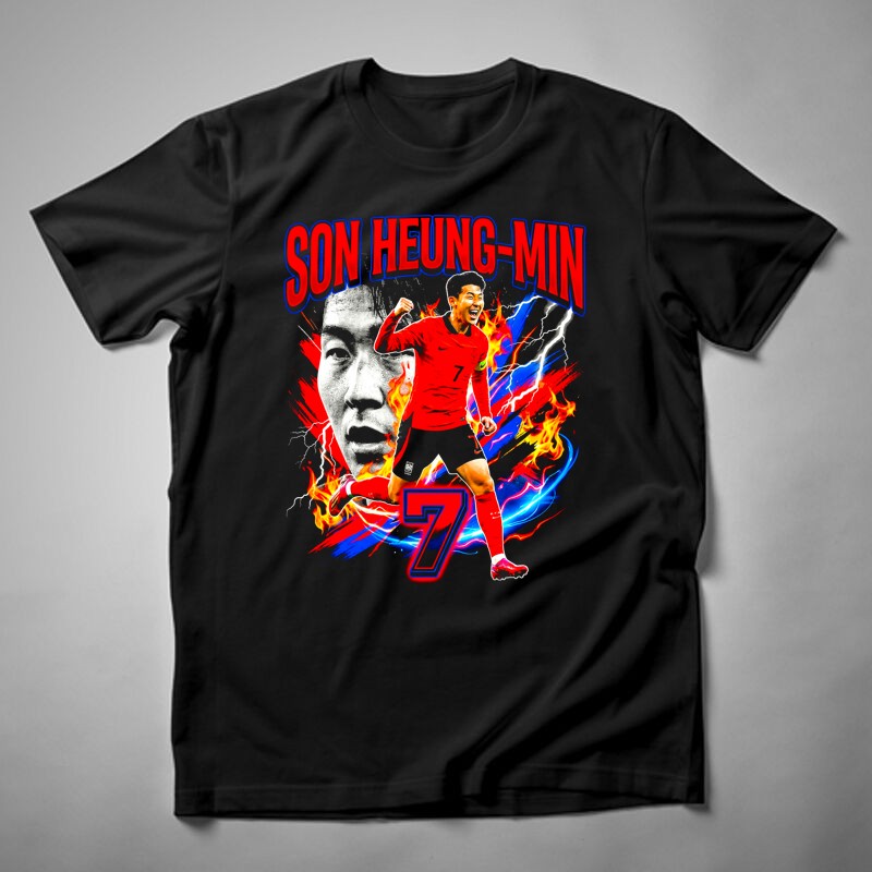Férfi póló Son Heung-Min Bootleg