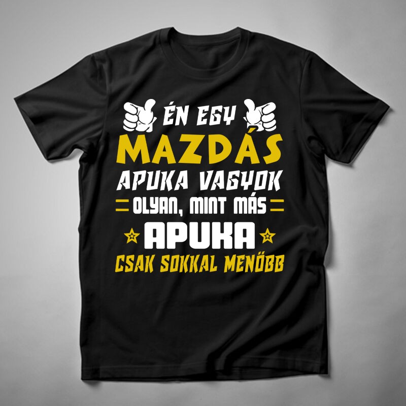 Férfi póló Én Egy Mazás Apuka Vagyok