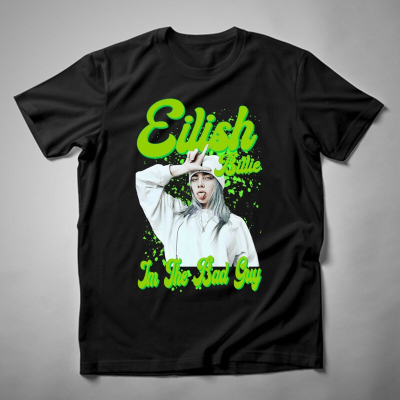 Férfi póló Billie Eilish I'm The Bad Guy
