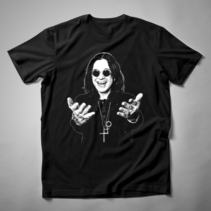 Férfi póló Ozzy Osbourne Nevet