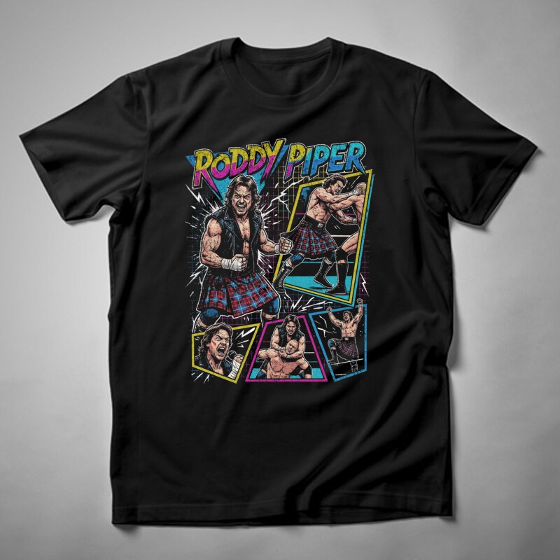Férfi póló Roddy Piper