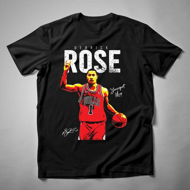 Férfi póló Derrick Rose BULLS
