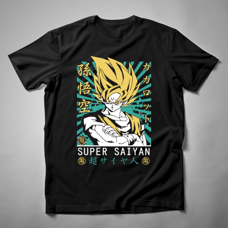 Férfi póló Super Saiyan Goku