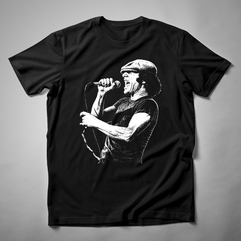 Férfi póló Brian Johnson