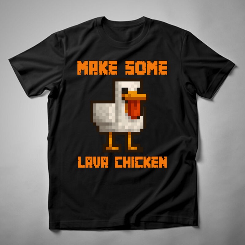 Férfi póló Make Some Lava Chicken