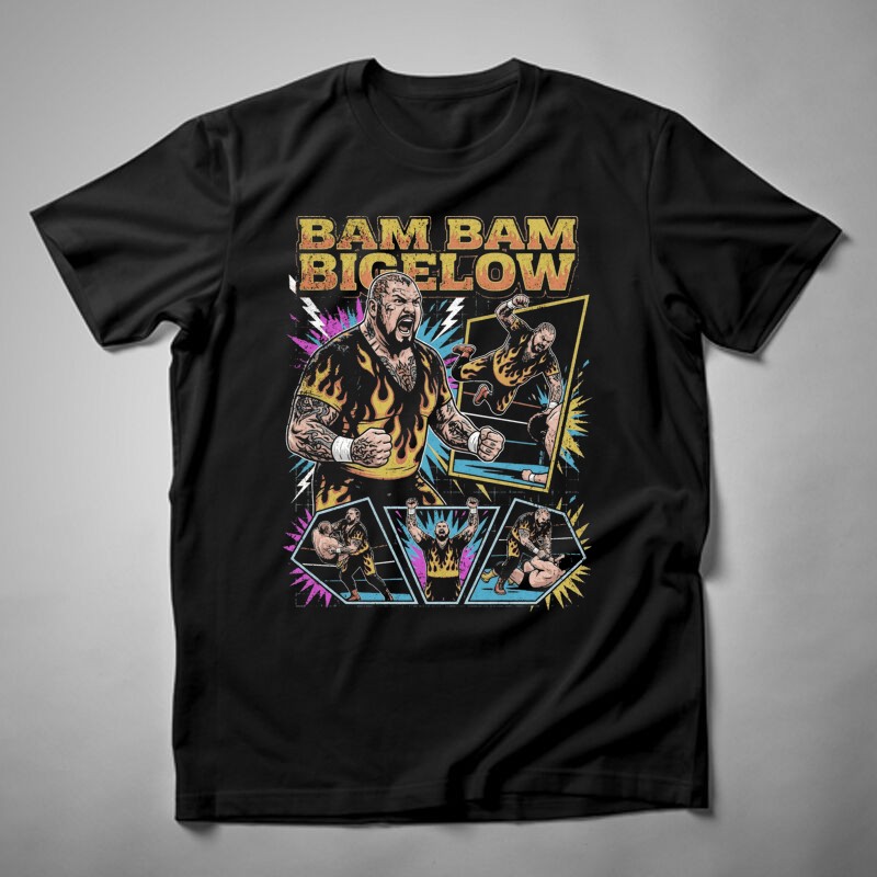 Férfi póló Bam Bam Bigelow