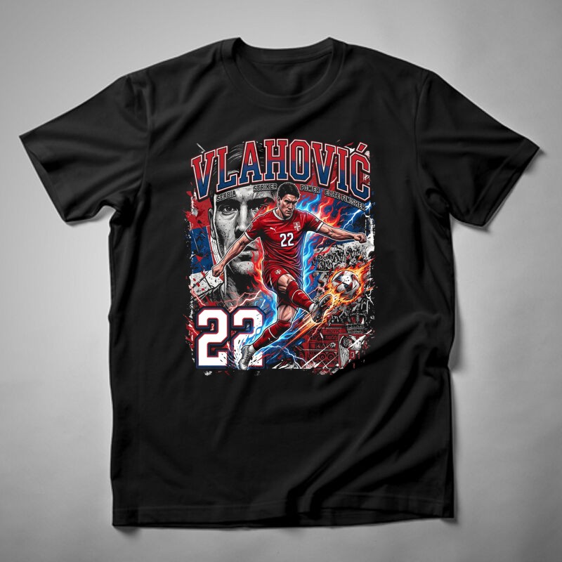 Férfi póló Vlahovic Bootleg