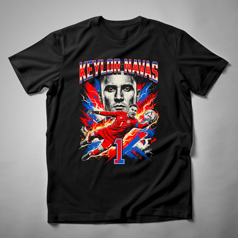 Férfi póló Keylor Navas Bootleg