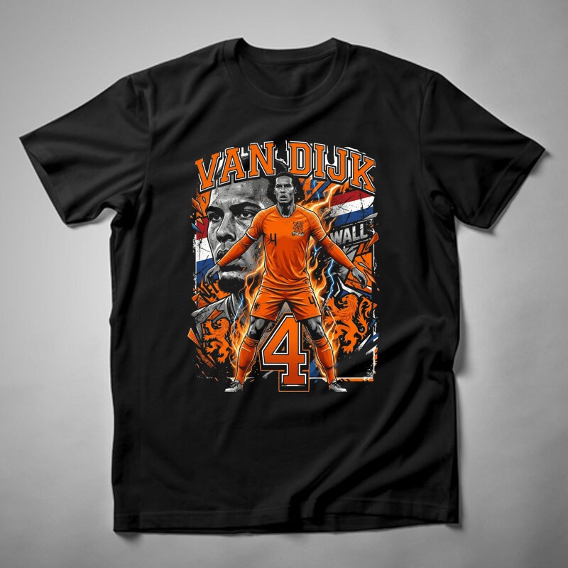 Férfi póló Van Dijk Bootleg
