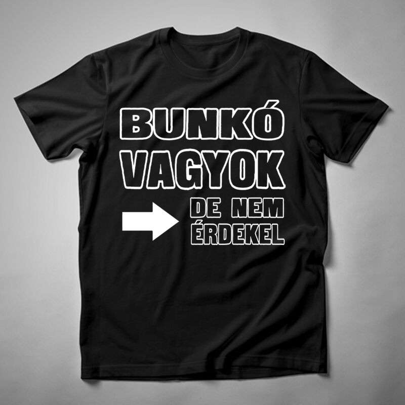 Férfi póló Bunkó Vagyok
