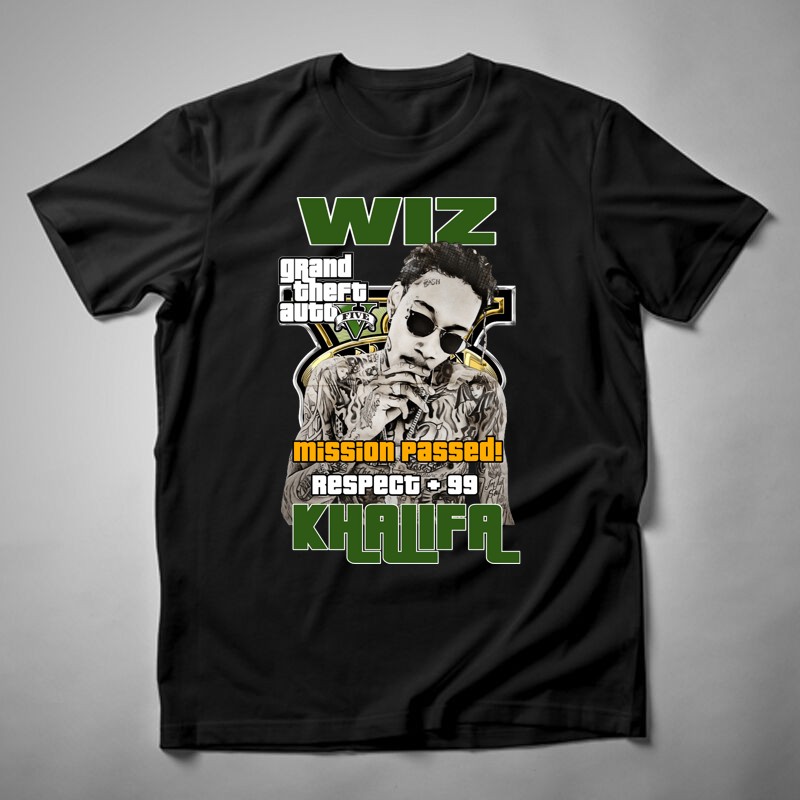 Férfi póló Wiz Khalifa GTA