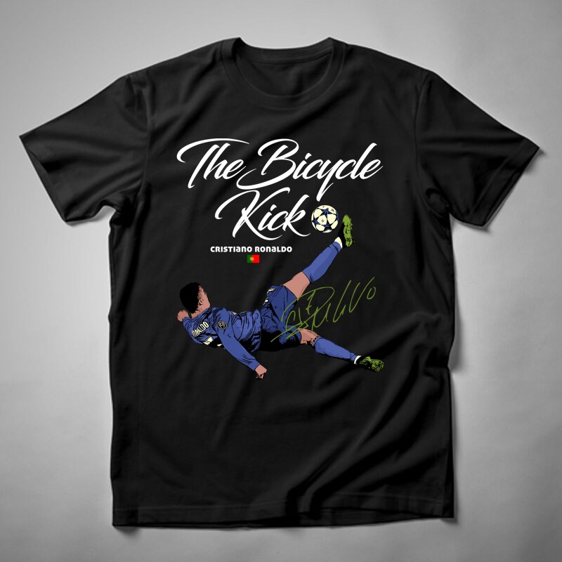 Férfi póló Ronaldo The Bicycle Kick