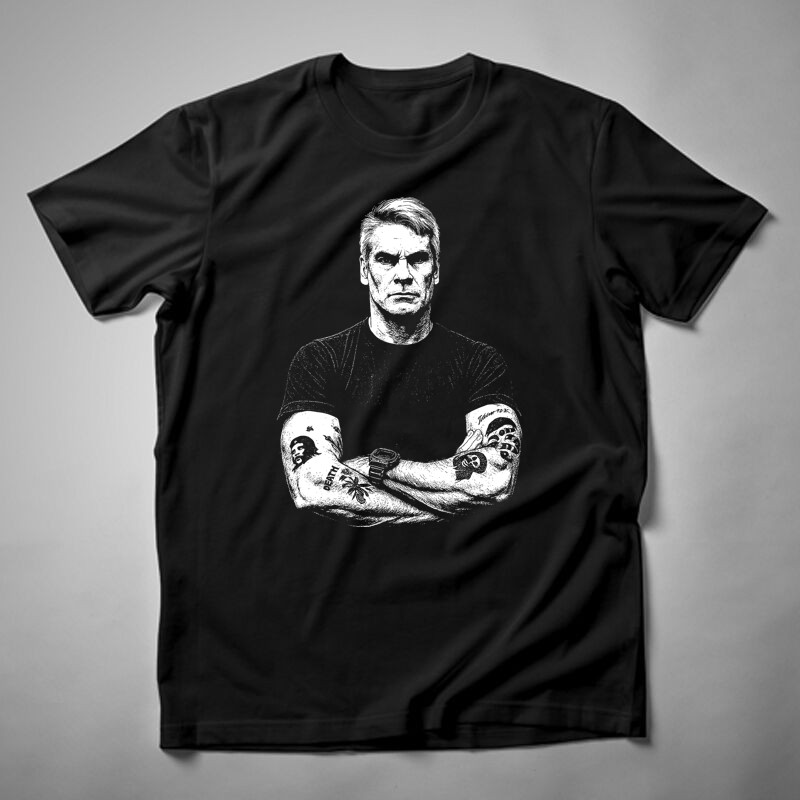 Férfi póló Henry Rollins