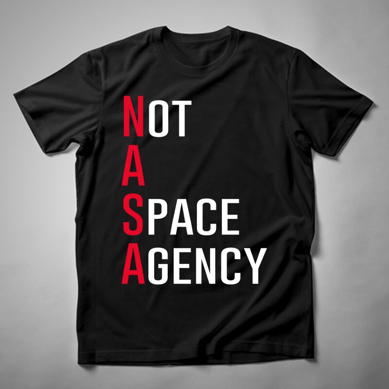 Férfi póló Not A Space Agency