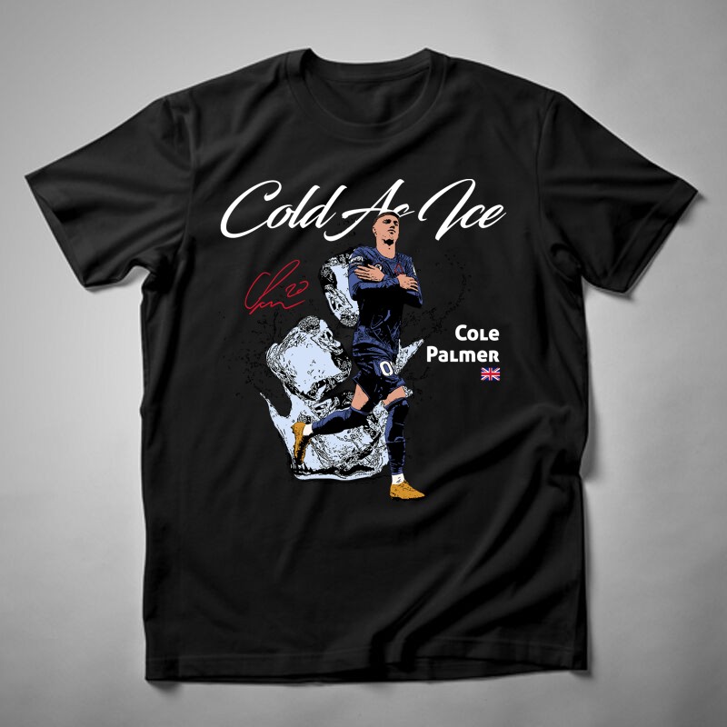 Férfi póló Cole Palmer Cold As Ice
