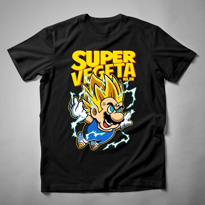 Férfi póló Super Vegeta