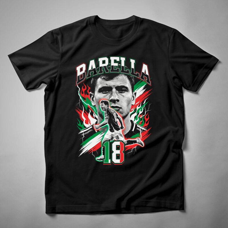 Férfi póló Nicolo Barella Bootleg 2.0