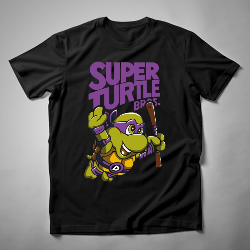 Férfi póló Super Turtle