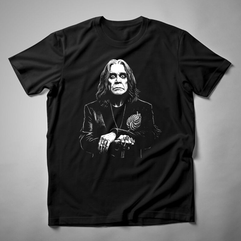 Férfi póló Ozzy Osbourne Ül