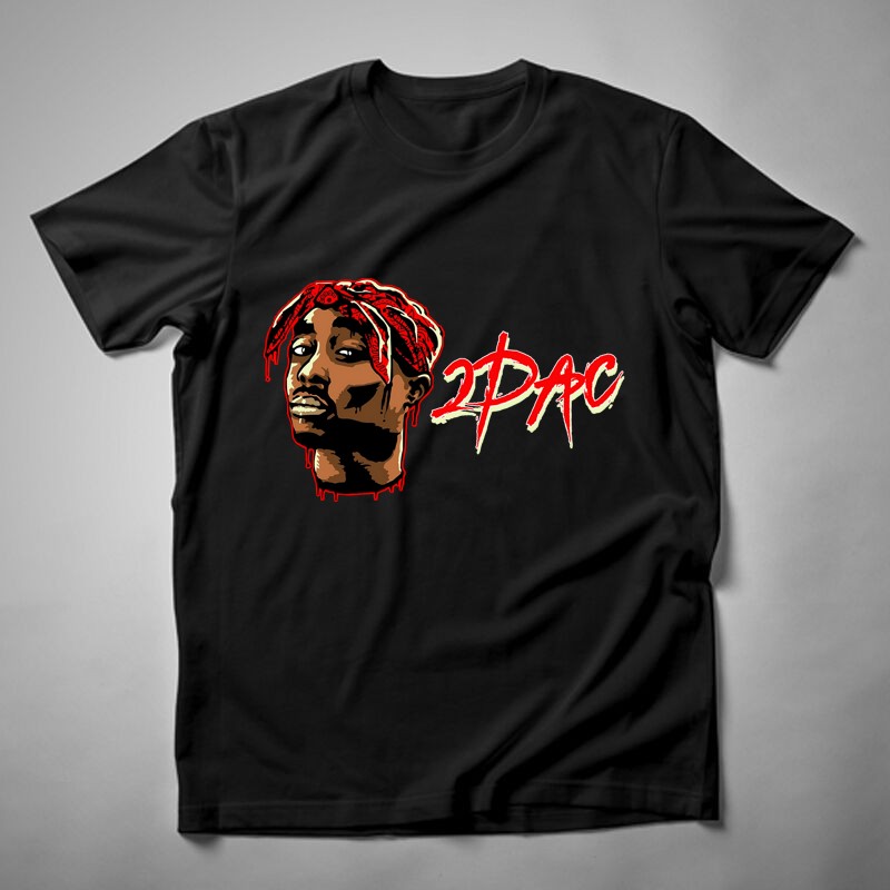 Férfi póló 2Pac Kendő