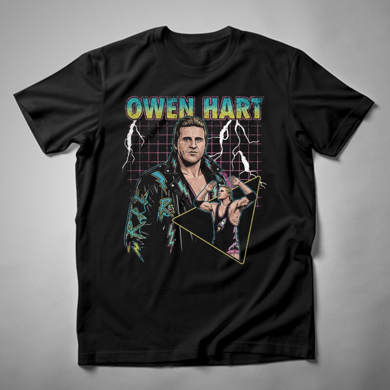 Férfi póló Owen Hart