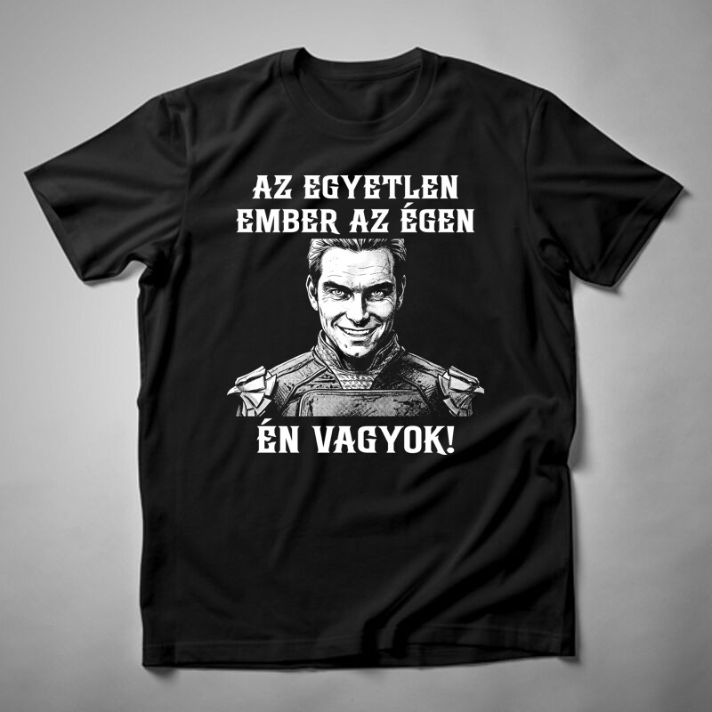 Férfi póló Hazafi Az Egyetlen Ember Az Égen
