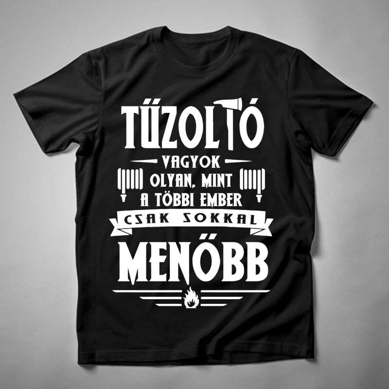 Férfi póló Tűzoltó Vagyok