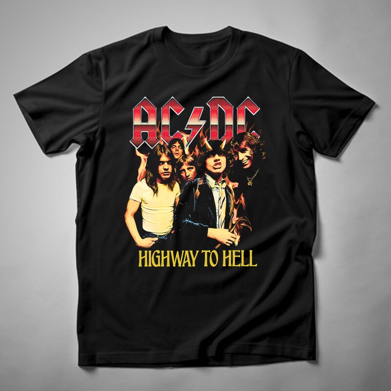 Férfi póló AC/DC Highway To Hell Borító