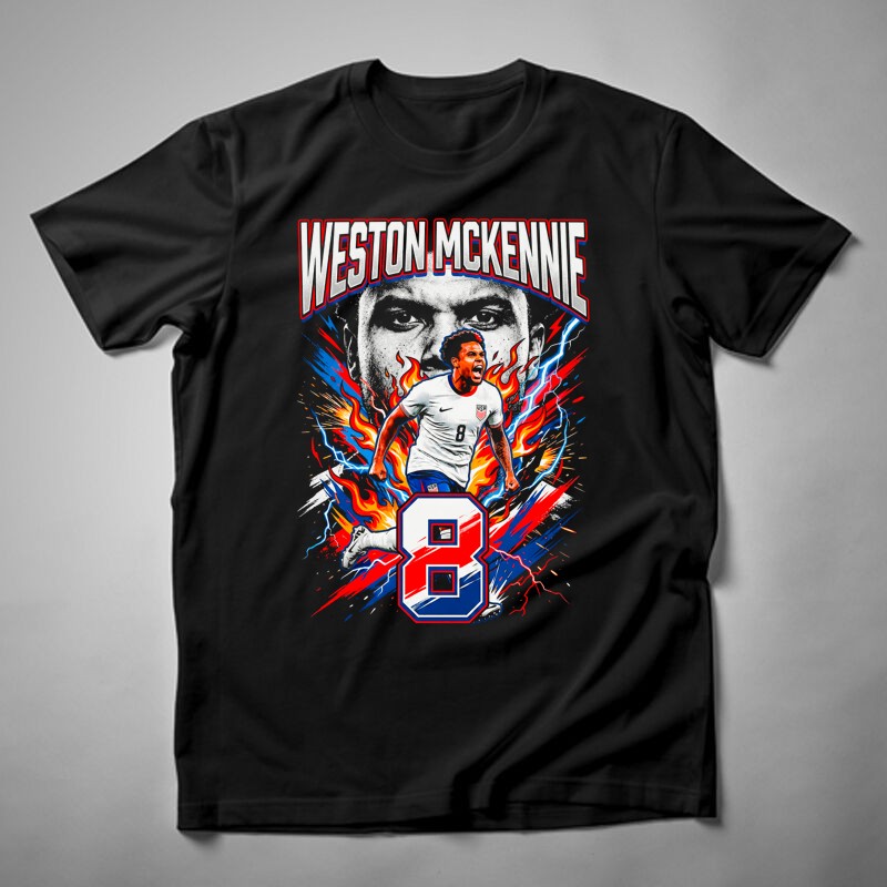 Férfi póló Weston McKennie Bootleg