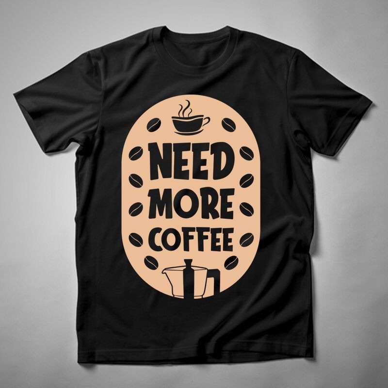 Férfi póló Need More Coffee