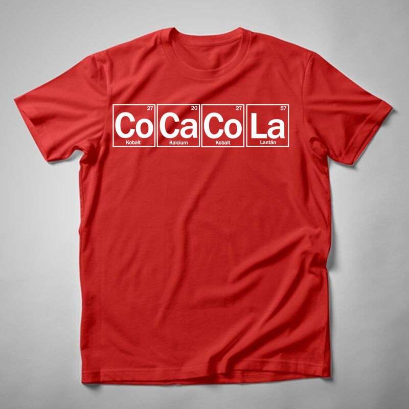Férfi póló Coca Cola Periódusos