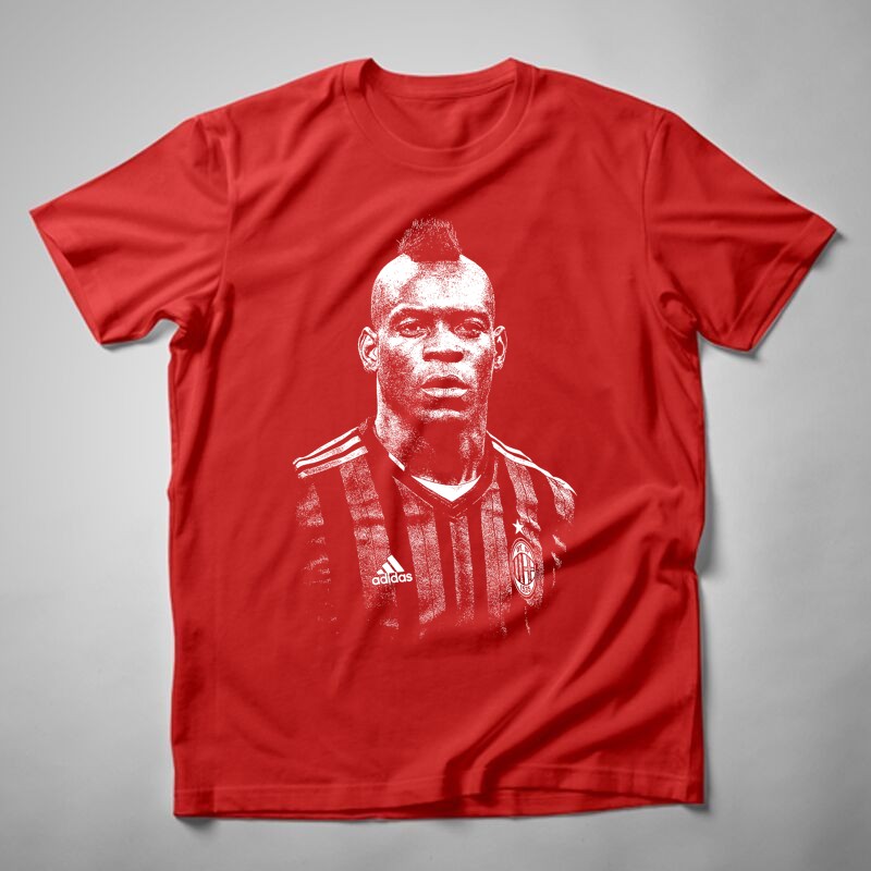 Férfi póló Mario Balotelli Milan