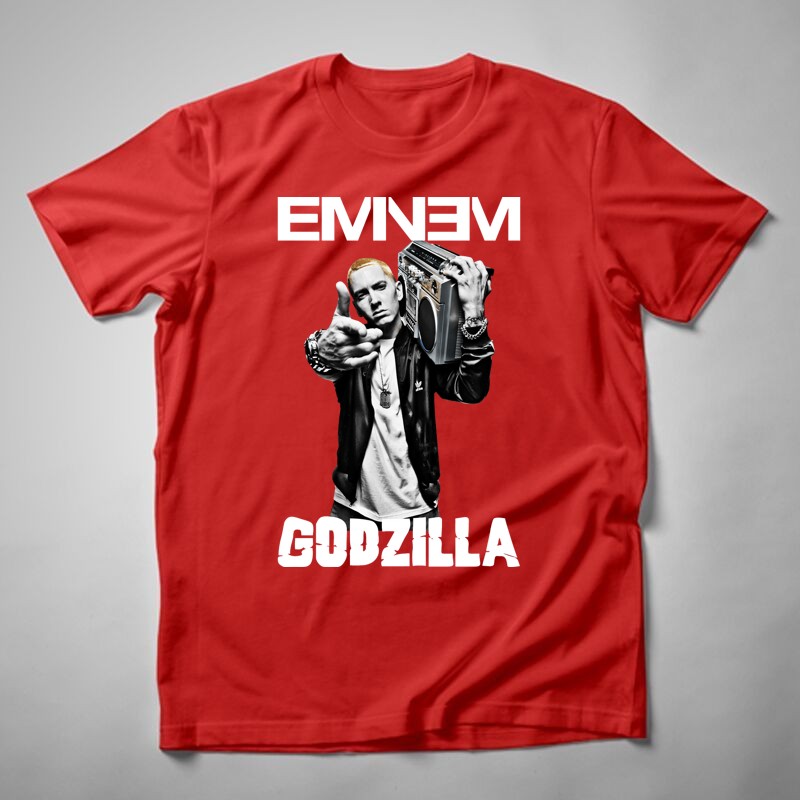 Férfi póló Eminem Godzilla