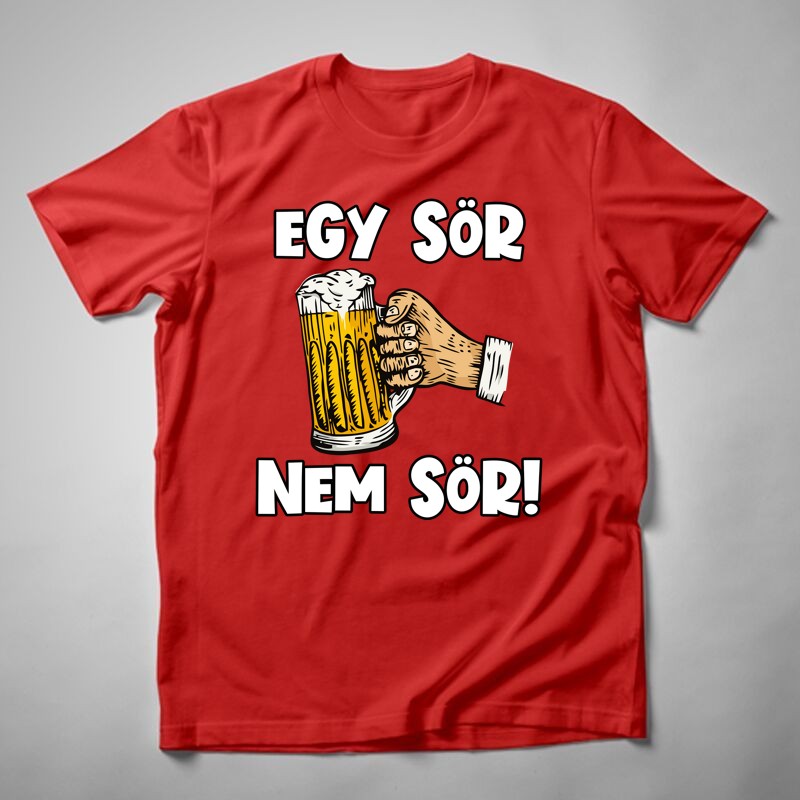 Férfi póló Egy Sör Nem Sör