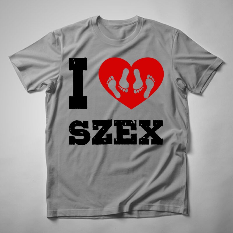 Férfi póló I Love Szex