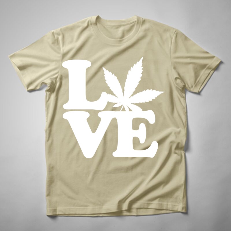 Férfi póló Love Cannabis