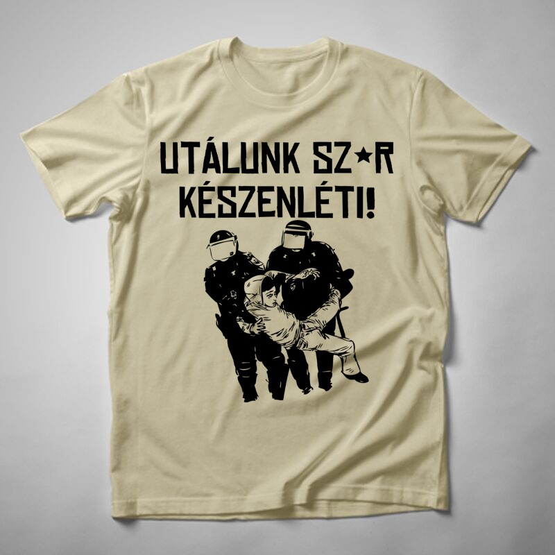 Férfi póló Utálunk Szar Készenléti