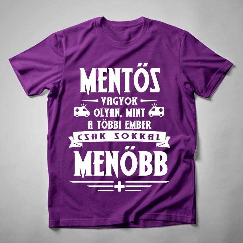 Férfi póló Mentős Vagyok