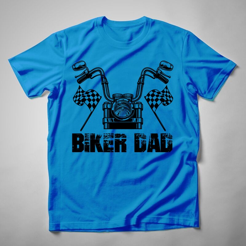 Férfi póló Biker Dad